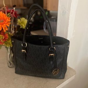 Black vintage coach bag